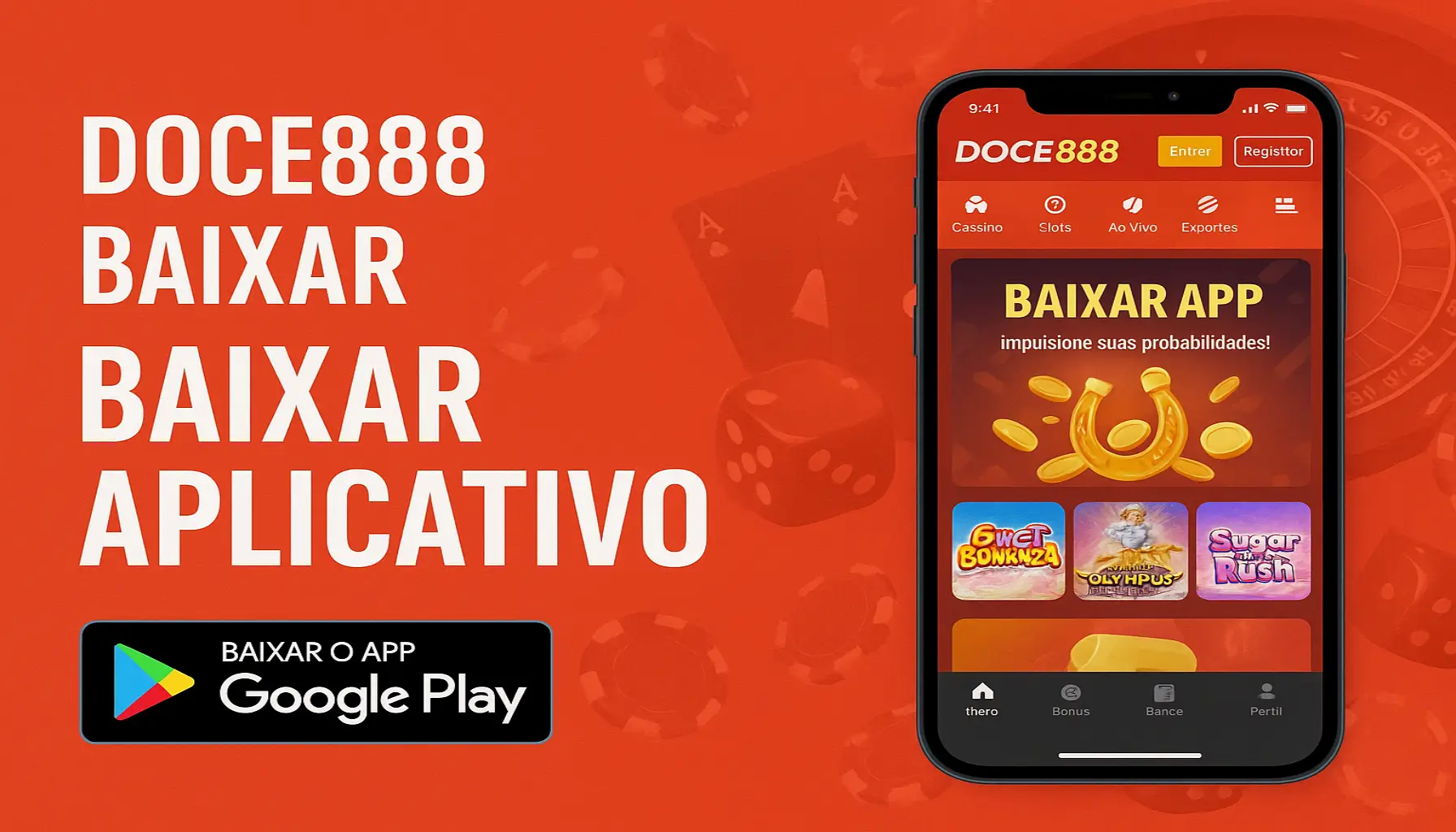 Baixar o DOCE888 Cassino App