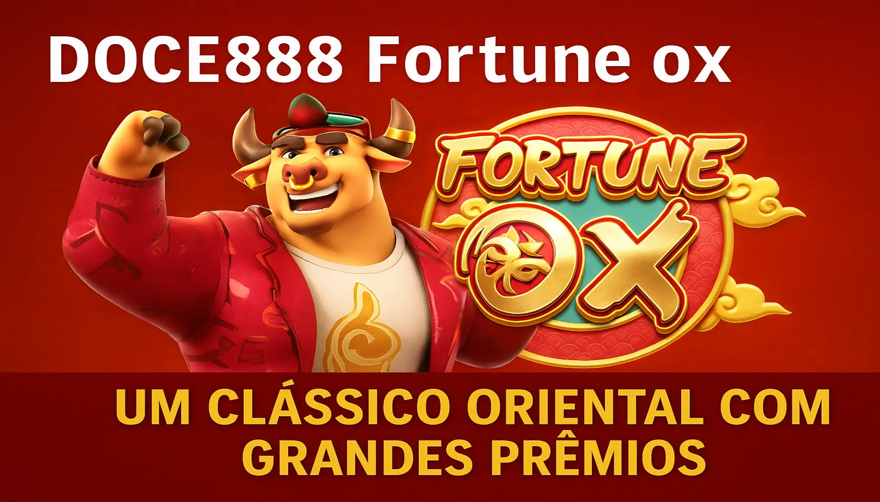 Fortune Ox no DOCE888 - Aposte Agora e Reivindique Seus Ganhos