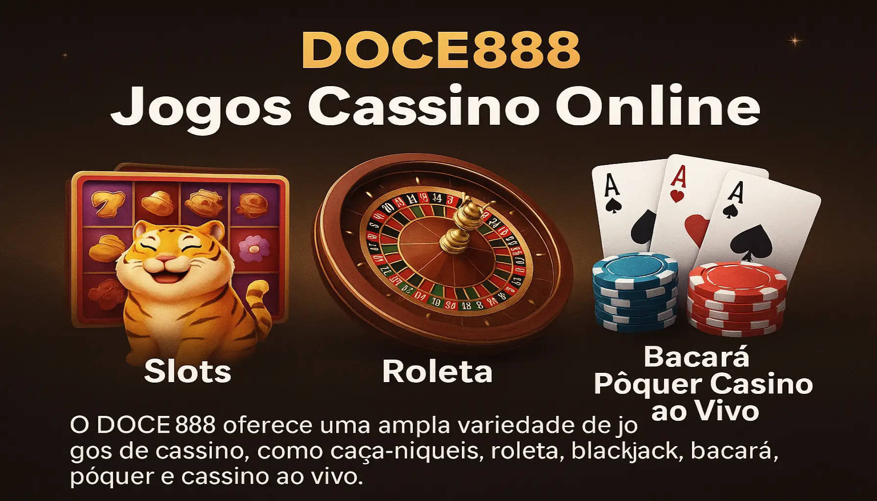 Jogos de cassino online DOCE888